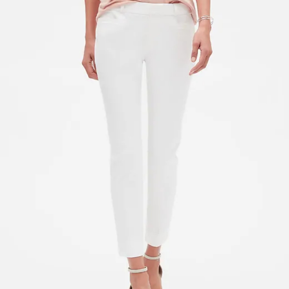Brand new Banana Republic Sloan pants white 10